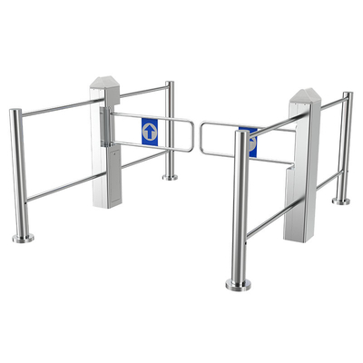 Contrôle d'accès de porte de tourniquet d'oscillation d'entrée de supermarché de porte d'oscillation avec le code et le rfid de Qr